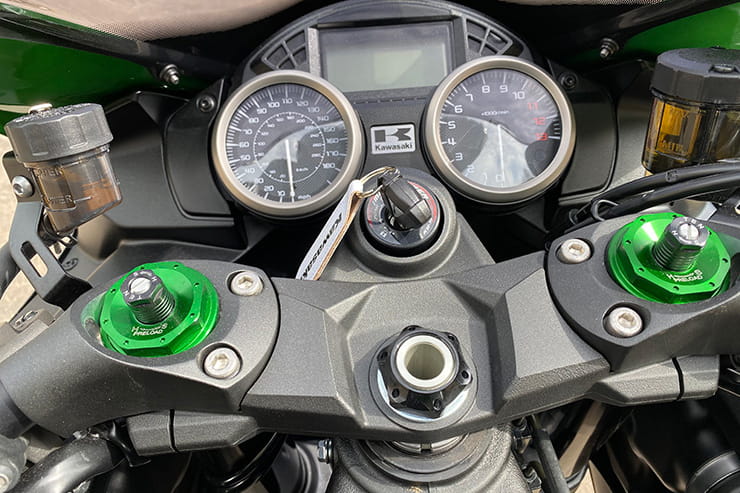 Rest Grip Throttle Assist Fit For Kawasaki Z1000S/SX ZX14R ZZR 1200 1400 Green